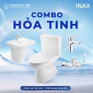 Combo Thiết Bị Vệ Sinh INAX Hoả Tinh Kim Quốc Tiến