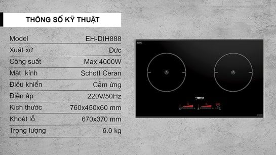 Bếp từ Chefs EH DIH888