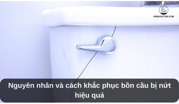 Nguyên nhân và cách khắc phục bồn cầu bị nứt hiệu quả