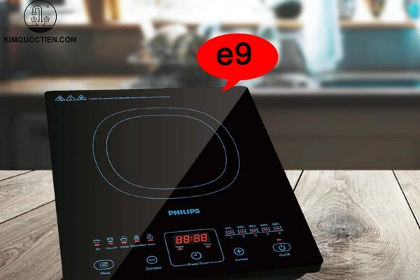 bếp từ báo lỗi e9