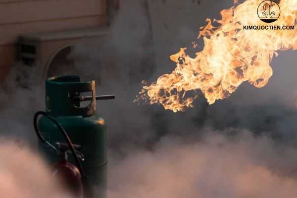 bếp ga bị rò ga