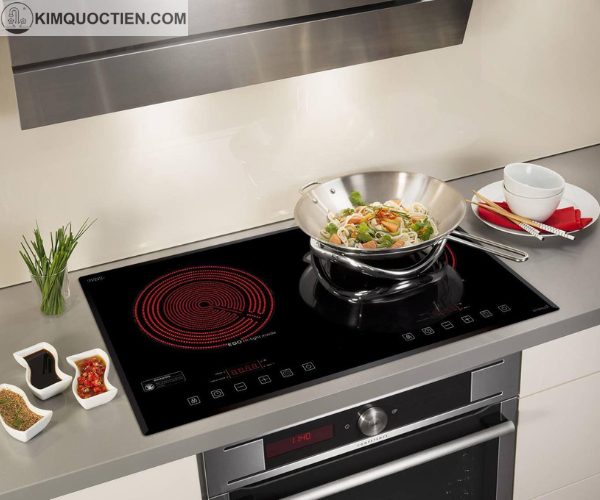 bếp hồng ngoại bị nứt mặt kính có sao không