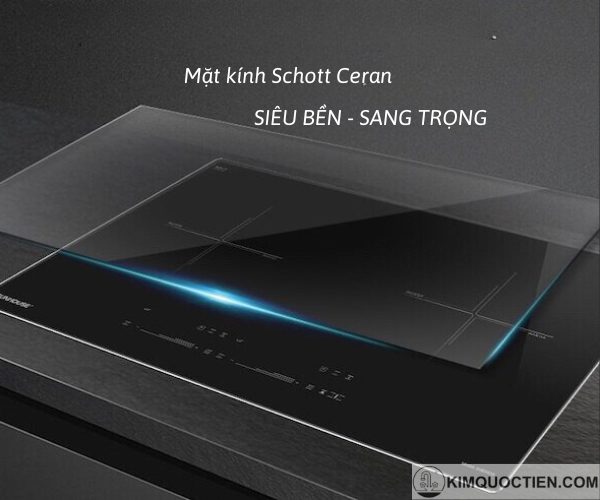 bếp hồng ngoại bị nứt mặt kính có sao không