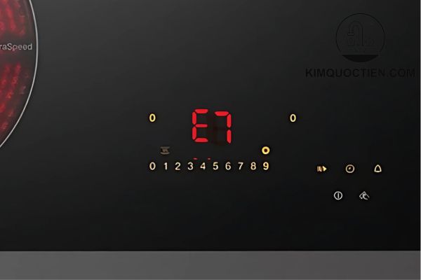 bếp từ báo lỗi e7