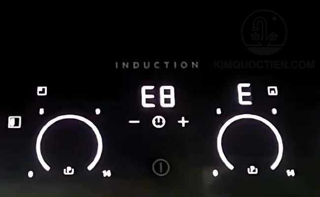 bếp từ báo lỗi e8