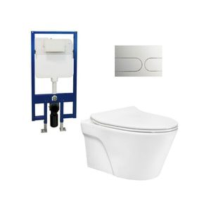 Bồn cầu treo tường image