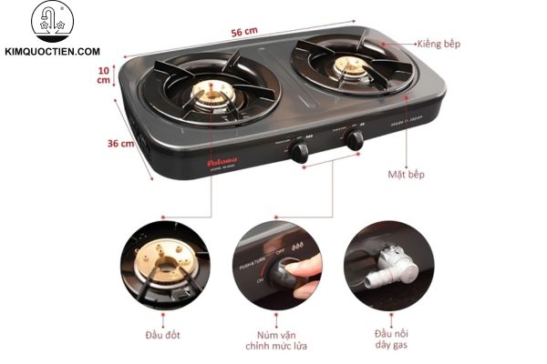 cấu tạo bếp ga