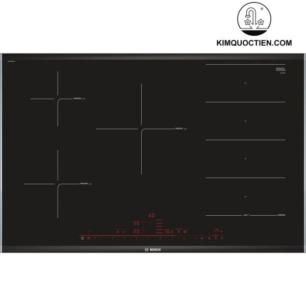 Bếp từ 5 vùng nấu BOSCH PXV875DC1E Series 8