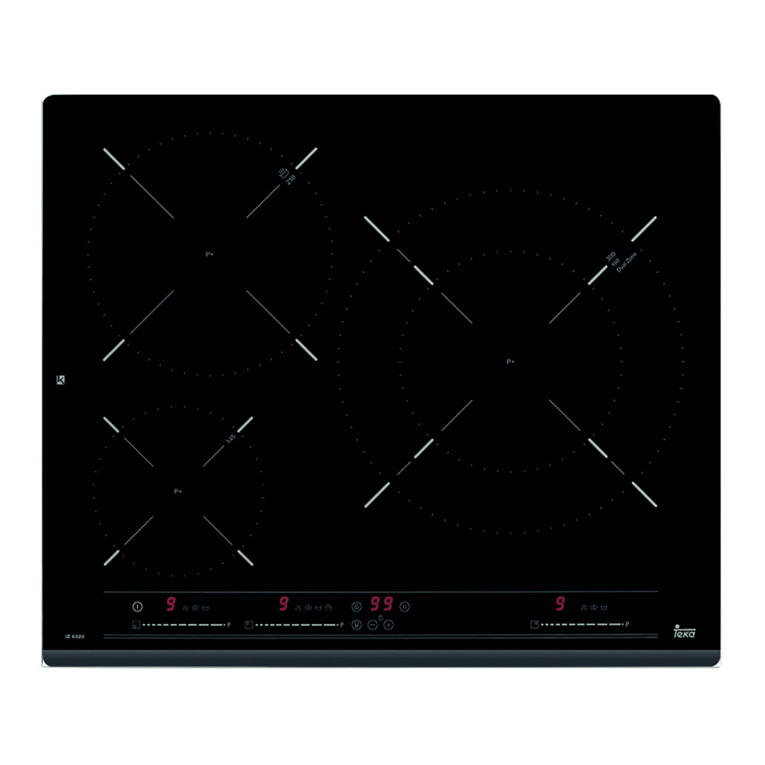 Bếp từ Teka 3 vùng nấu IZ 6320 BLACK