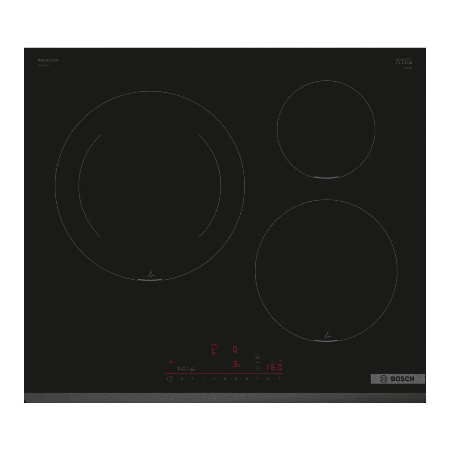 Bếp từ Bosch 3 vùng nấu PIJ631HC1E lắp âm