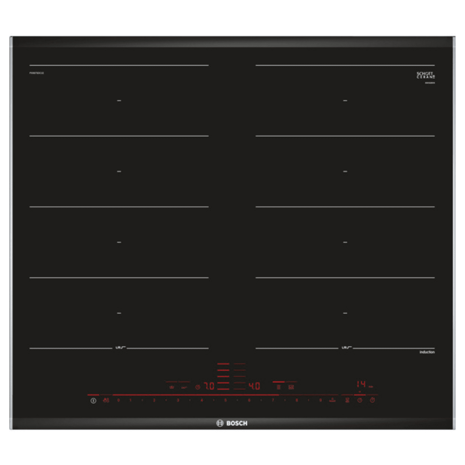 Bếp từ 4 vùng nấu BOSCH PXX675DC1E Series 8
