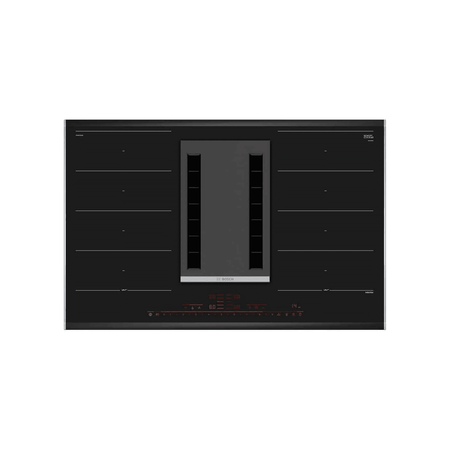 Bếp từ kết hợp hút mùi BOSCH PXX875D34E Series 8