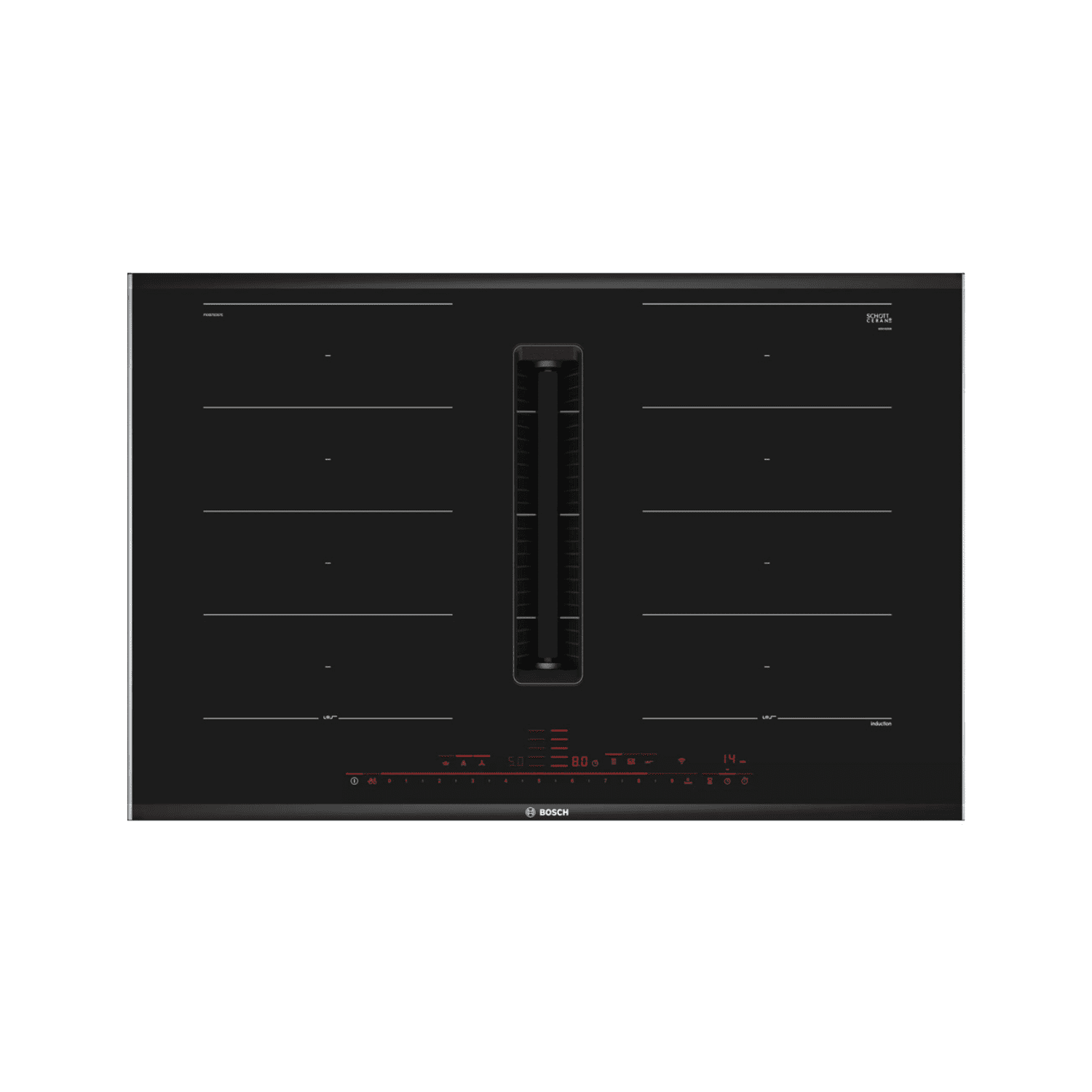 Bếp Từ Kết Hợp Hút Mùi BOSCH PXX875D67E Serie 8