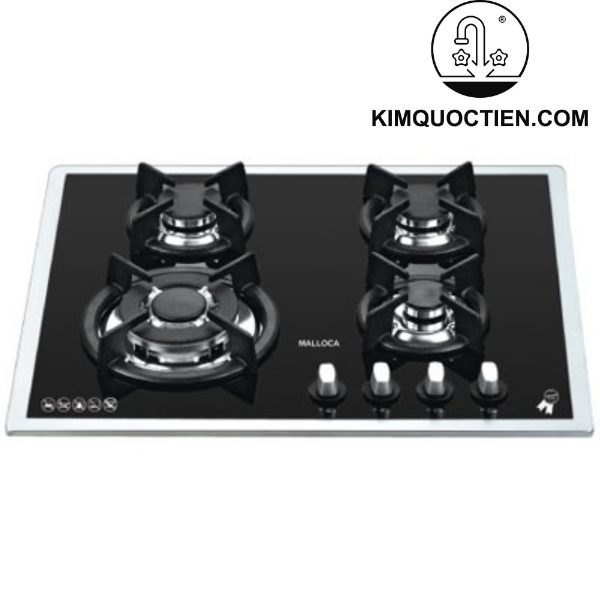 Bếp có 4 vùng nấu với số vòng lửa khác nhau đáp ứng đa dạng nhu cầu nấu nướng