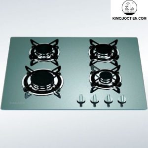 Bếp có bốn vùng nấu với thiết kế công suất nấu mỗi bếp là khác nhau