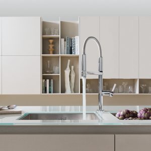 VÒI BẾP NÓNG LẠNH CẦN MỀM 2 DẦU XẢ