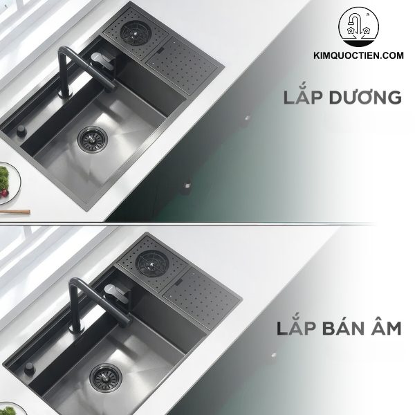 LUMIA NJ510B có thể lắp đặt linh hoạt theo nhiều kiểu như lắp âm, lắp dương hoặc bán âm, phù hợp với mọi thiết kế bếp