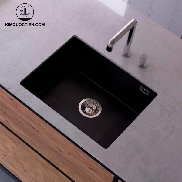 Thiết kế 1 hộc lắp âm bàn đá phù hợp với mọi không gian bếp, tạo nên vẻ hiện đại và sang trọng