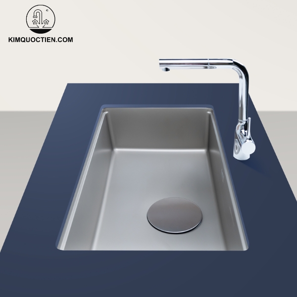 Kiểu dáng bo tròn với bề mặt vân siêu mịn mang đến sự tinh tế và sang trọng cho không gian bếp của gia đình