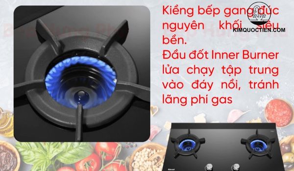 công nghệ đầu đốt trong inner burner