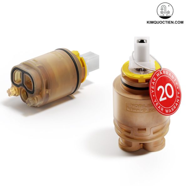 Công nghệ lõi chia nước Nobili Widd với đường kính lớn giúp vòi hoạt động bền bỉ, ổn định và tiết kiệm nước