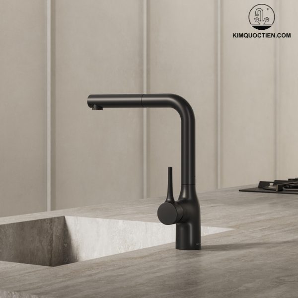 Đầu vòi được thiết kế để tạo ra dòng nước mịn, hạn chế bắn nước, mang lại cảm giác dễ chịu khi sử dụng