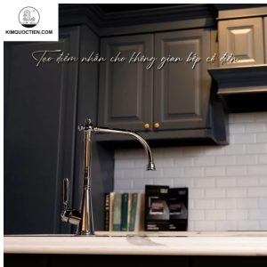 thiết kế đầu vòi cong mềm mại, tạo nên sự thanh lịch và sang trọng