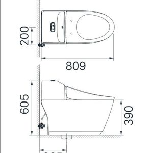 Bồn cầu một khối INAX AC-1032+CW-H17VN
