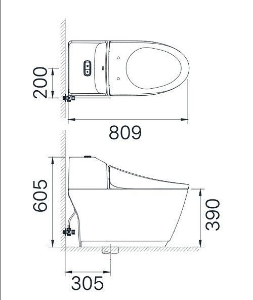 Bồn cầu một khối INAX AC-1032+CW-H17VN