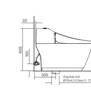 Bồn cầu một khối INAX AC-1032+CW-H18VN