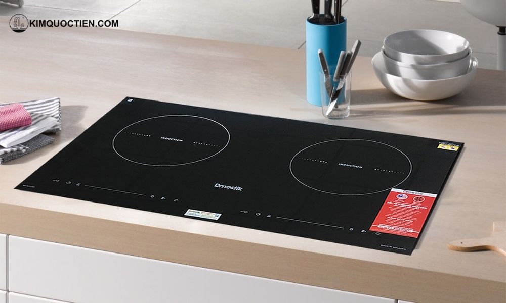 Bếp từ Dmestik có thiết kế sang trọng, mặt kính bền đẹp, chịu lực và nhiệt tốt