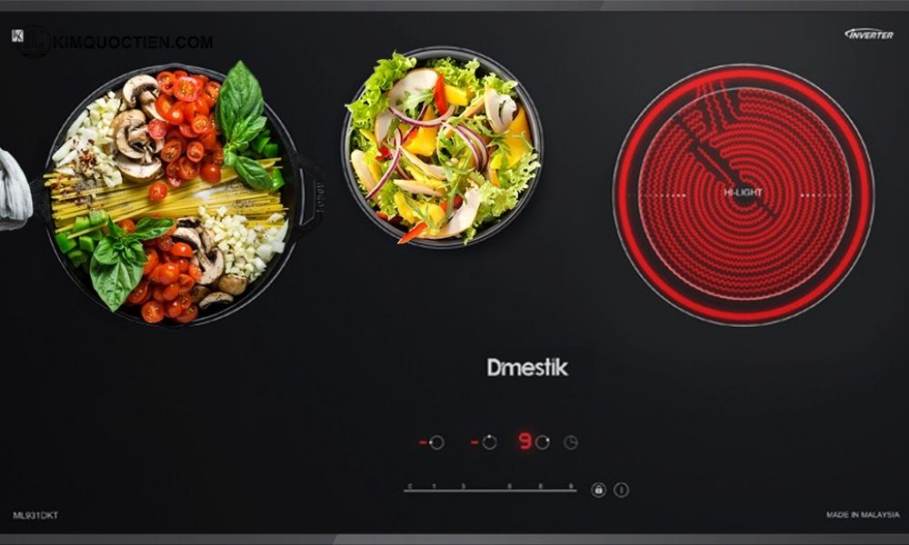 Bếp từ Dmestik nấu nhanh, truyền nhiệt trực tiếp, giúp tiết kiệm điện