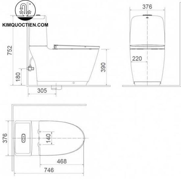 Bồn cầu hai khối INAX ACT-832+CW-S32VN