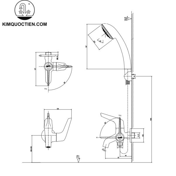 Sen tắm nước lạnh INAX BFV-17-7C