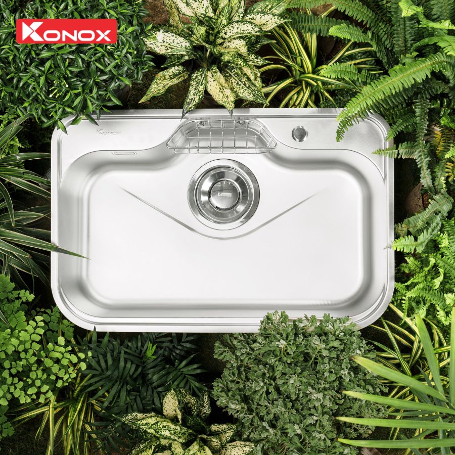 Chậu rửa bát 1 hố Konox Tari 7851SM