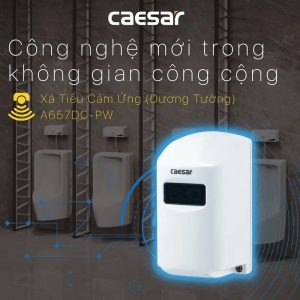 Xả tiểu Caesar cảm ứng A657DC-PW