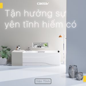 Bồn tắm chân yếm Caesar AT0870L(R)
