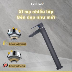 Vòi lavabo Caesar lạnh cao B061CBU