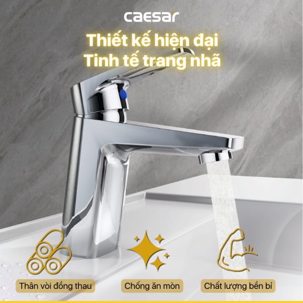 Vòi lavabo Caesar lạnh B119C