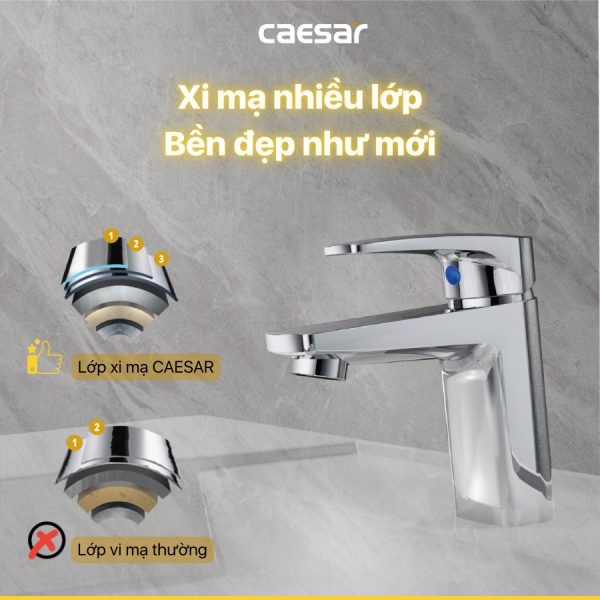Vòi lavabo Caesar lạnh B119C
