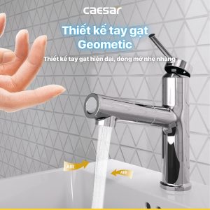 Vòi lavabo Caesar nóng lạnh B196C