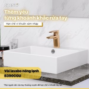 Vòi lavabo Caesar nóng lạnh B390CGU