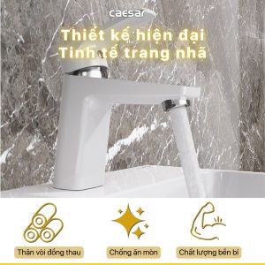 Vòi lavabo Caesar nóng lạnh B390CWU