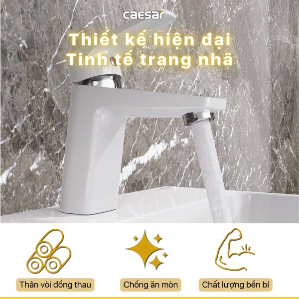 Vòi lavabo Caesar nóng lạnh B390CWU