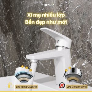 Vòi lavabo Caesar nóng lạnh B390CWU