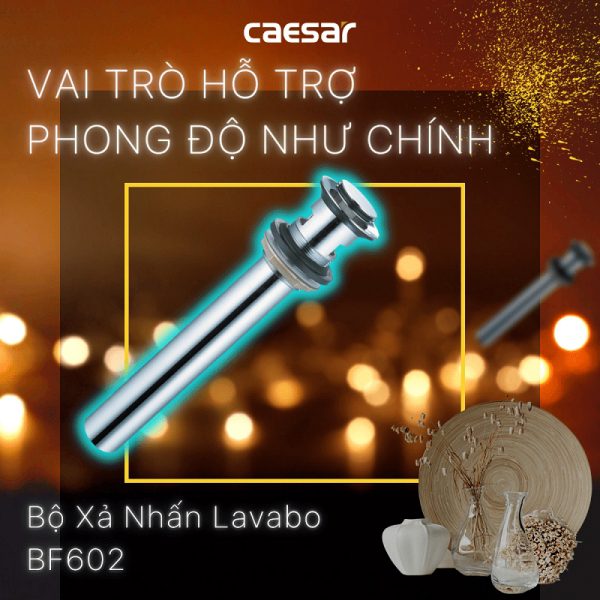Bộ xả nhấn Caesar BF602A