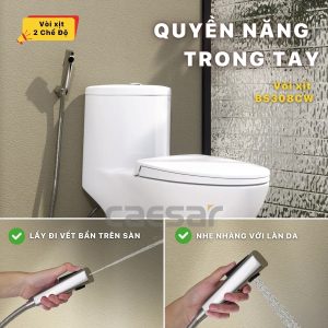 Vòi xịt xi Caesar BS308CW