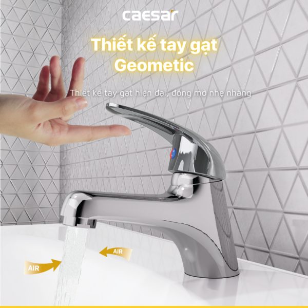 Vòi lavabo Caesar nóng lạnh BT BT260CU