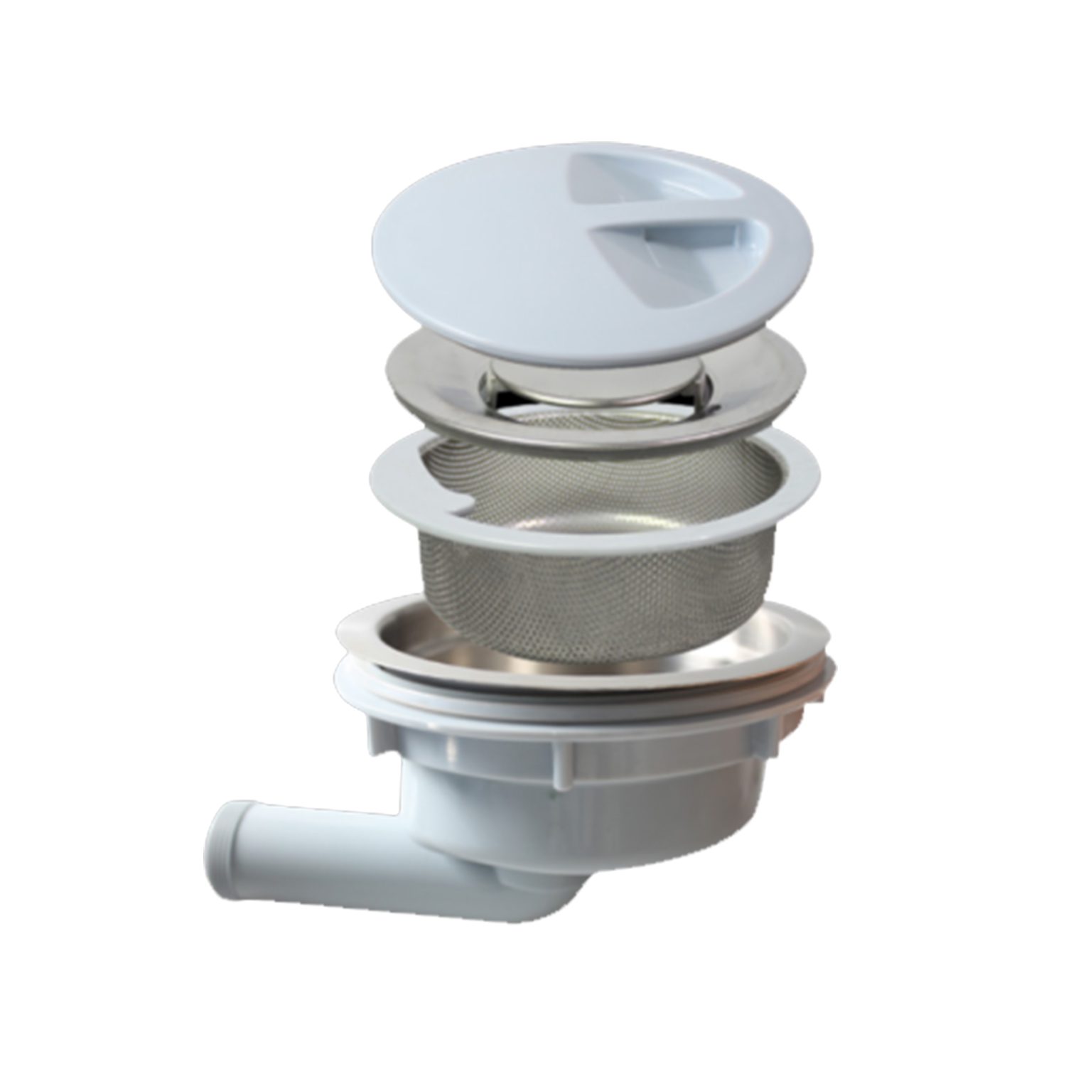 bát rác inox Kluger KS-185J