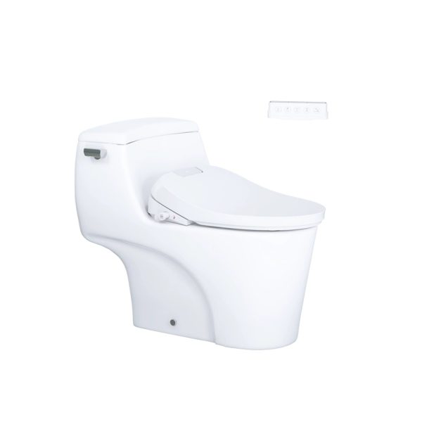 Bồn cầu 1 khối nắp điện tử Caesar C1353F/TAF610H